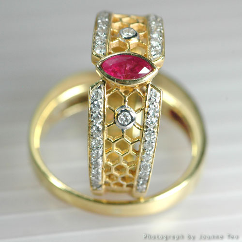 Ruby Diamond Ring