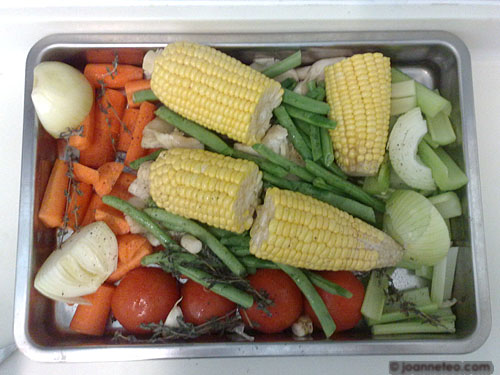 Tray of Vegetables Tray of Vegetables