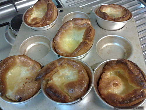 The most successful batch of Yorkshire Pudding The most successful batch of Yorkshire Pudding