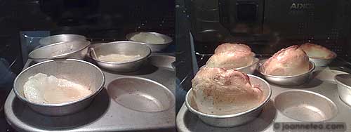 First lot of Yorkshire Pudding Baking First lot of Yorkshire Pudding Baking