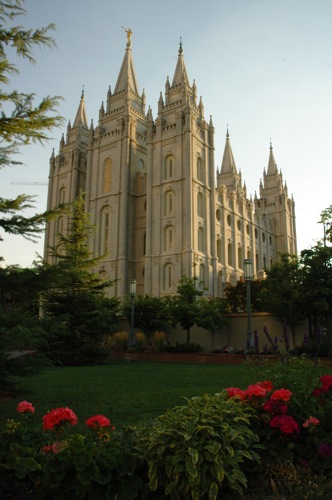 Mormon Temple at Temple Square Mormon Temple at Temple Square