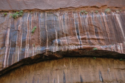 Water Marks on Sandstone Water Marks on Sandstone