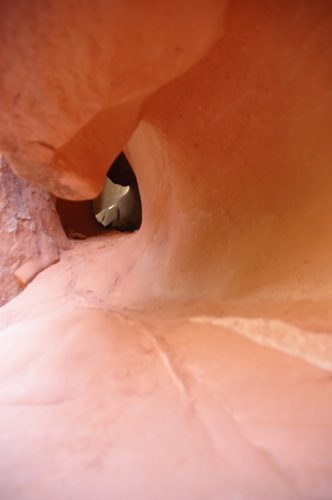 Hole carved by water Hole carved by water