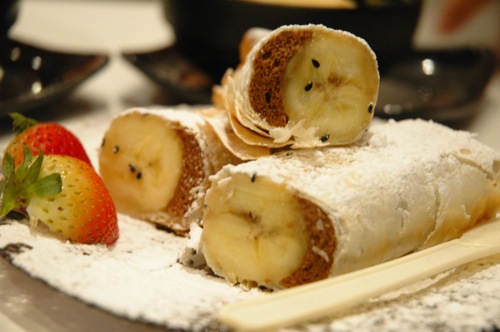 Banana in crispy skin from Lucky Dessert Banana in crispy skin from Lucky Dessert