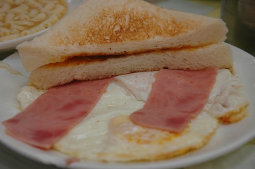Standard set meal at Australian Dairy Company Standard set meal at Australian Dairy Company