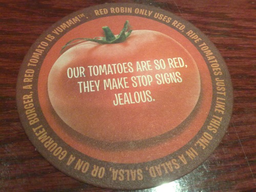 Red Robin Cup Coaster Red Robin Cup Coaster