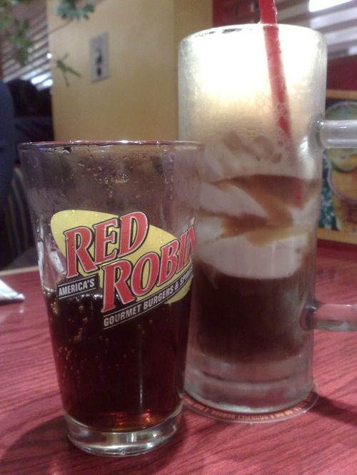 Rootbeer float at Red Robin Rootbeer float at Red Robin