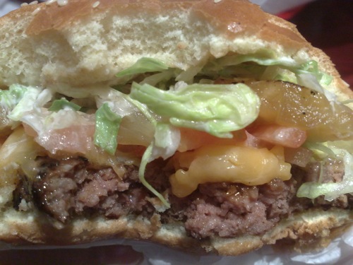 Inside the Red Robin The Banzai Burger Inside the Red Robin The Banzai Burger