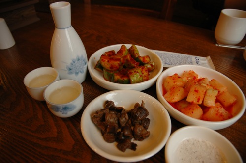 Kimchi and Ginseng Wine (and salt for the chicken) Kimchi and Ginseng Wine (and salt for the chicken)