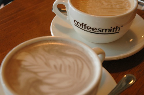 We ordered teas at Coffeesmith. We ordered teas at Coffeesmith.