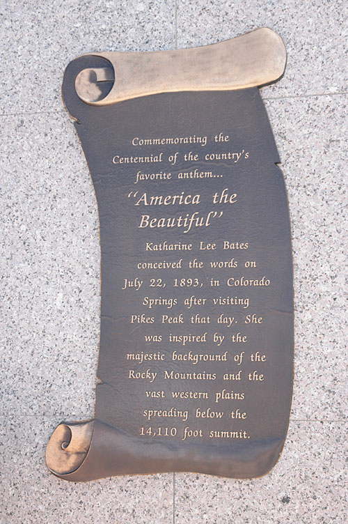 View from Pike's Peak was inspiration for America the Beautiful. View from Pike's Peak was inspiration for America the Beautiful.