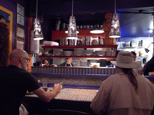 Inside Orlando's, Taos. Inside Orlando's, Taos.