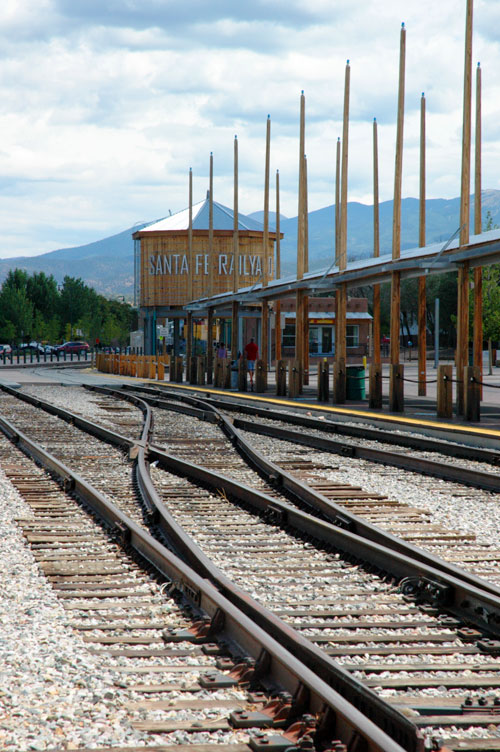 Santa Fe Railway Yard. Santa Fe Railway Yard.