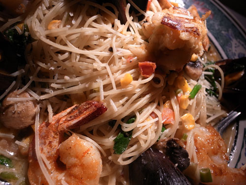 Landry's: Not sure about that frozen veg in there. Landry's: Not sure about that frozen veg in there.