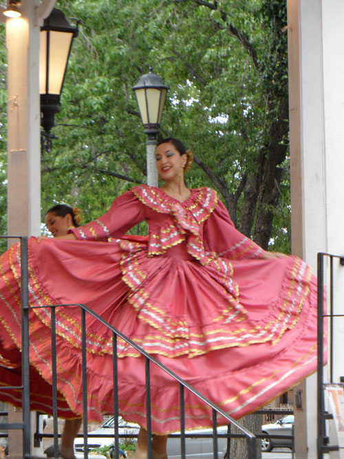 A concert in Old Town Albuquerque. A concert in Old Town Albuquerque.