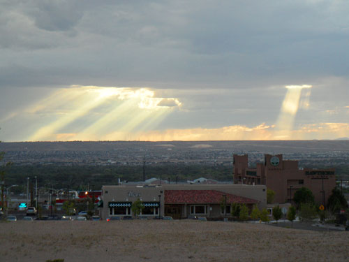 Sunset from outside Albuquerque. Sunset from outside Albuquerque.
