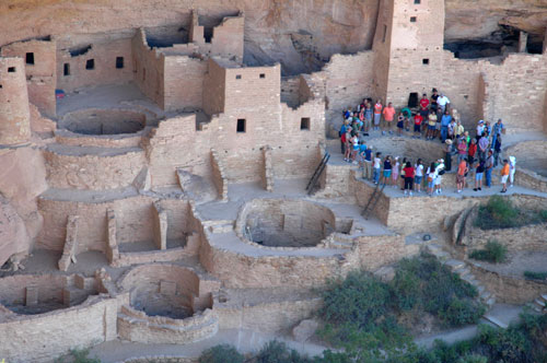 Talking kiva at Cliff Palace. Talking kiva at Cliff Palace.
