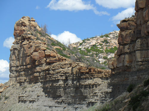 View at Mesa Verde National Park. View at Mesa Verde National Park.