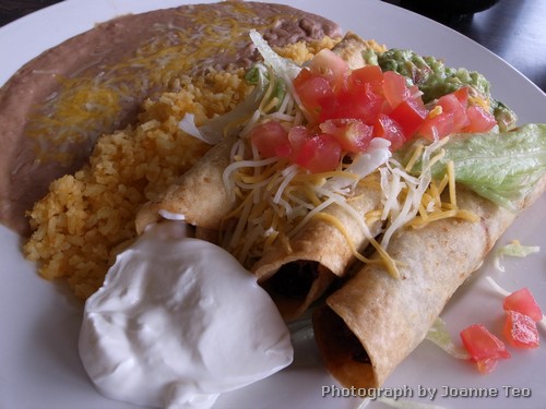 Mexican food at Lone Pine. Mexican food at Lone Pine.