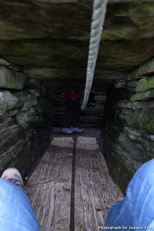 The view as you make yourself down the Tomb of Eagles. The view as you make yourself down the Tomb of Eagles.