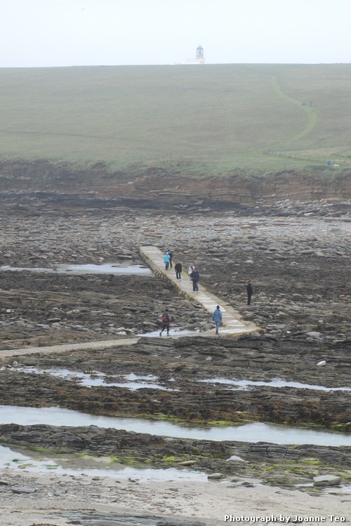 Causeway to Brough of Birsay. Causeway to Brough of Birsay.