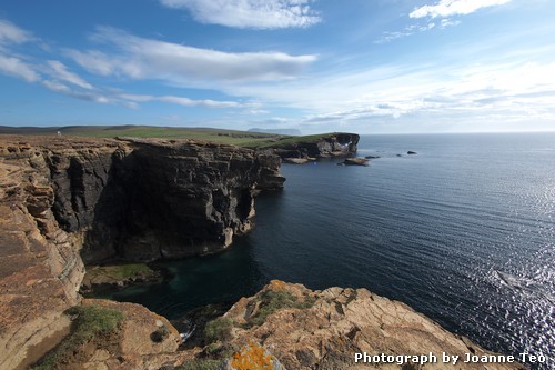 Cliffs at Yesnaby. Cliffs at Yesnaby.