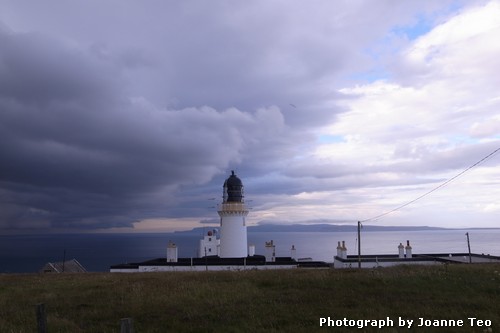Lighthouse at Dunnet Head. Lighthouse at Dunnet Head.