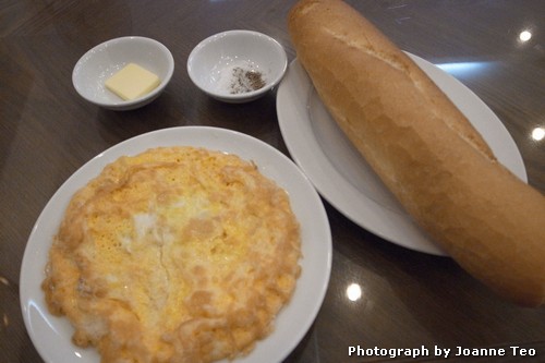 20130227-001917_R0016993 Breakfast at Ngoc An Hotel, tea and fruit not pictured.