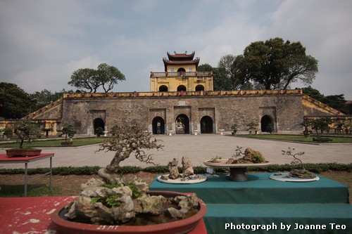 20130301-033459_P3012926 The citadel with bonsai exhibition in front.