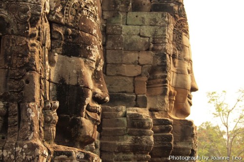 Faces everywhere of Bayon.