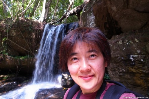 The waterfall at Kbal Spean.