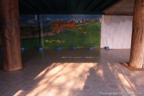 Interior of Ta Mok's house.