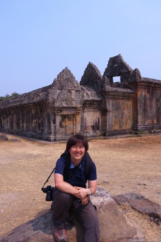 The end of Preah Vihear temple.
