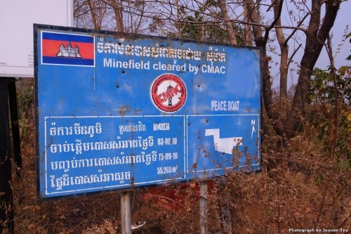 There was a time when even Koh Ker had mines and you couldn't wander off the marked paths.